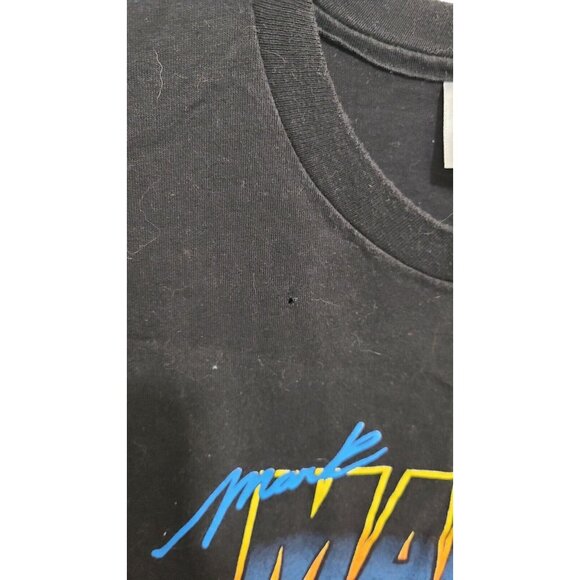 Vtg 1993 Mark Martin Nascar Short Sleeve Crew Neck T Shirt Valvoline Black Sz L - Picture 6 of 9